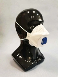 Folding Respirator Mask FR 4210 FFP2 NR D with Exhalation Valve
