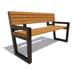 Outdoor Park Bench "Murom" Model 77036