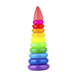 Giant Pyramid Toy 60cm - Colorful Ring Stacking Game