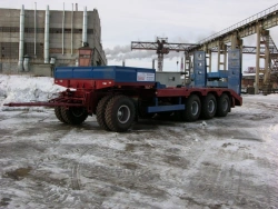 Platform Trailer Politrans 84289-0000070 with Spring Suspension