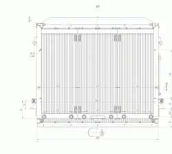 Engine Cooling Radiator Block 744Р1Б-1301.0000-1