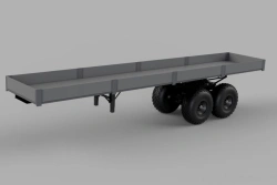 Low-Pressure Tire Semi-Trailer "VARYAG PP1300