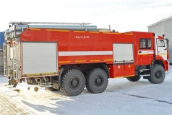Fire Tanker Vehicle AC-11.0-?, Type 58811K65222, Modification 58816L on KAMAZ-65222-53, 65222-54 Chassis