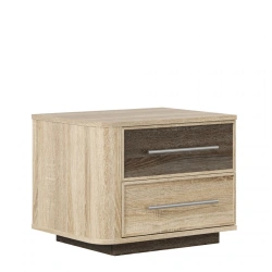 Bruna LD 631040.000 Nightstand (Dark and Light Sonama Oak)
