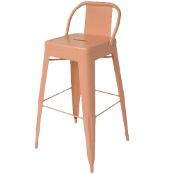 Bar Stool with Backrest, Model SB18