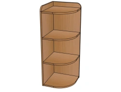Modular Set Corner Shelf for Preschool Activities - SJ17