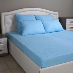 Knitted Bed Linen Set - 77% Cotton, 23% Polyester