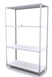 Lightweight Warehouse Shelf 4 Shelves (Narrow) STKO-4G 730x300x1850