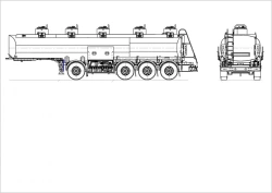 Tank Semi-Trailer for Transport and Storage of Oil - Type 9136, Model 91369C-0000010