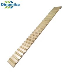 Inclined Ribbed Wall-Mounted Gymnastics Board for Swedish Wall