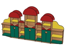 Mushroom Meadow Furniture Set for Preschool Play - NM51