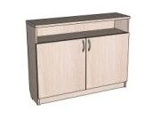 School Board Stand with Storage Space