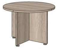Round Conference Table "Grand" Office Furniture Set
