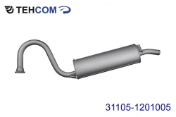 Exhaust Silencer with Tailpipe 31105-1201005 for Volga Cars