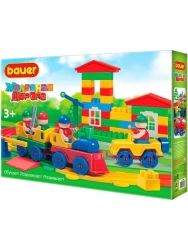 Bauer Educational Toy Building Set "Train" 113 Pieces Model 706