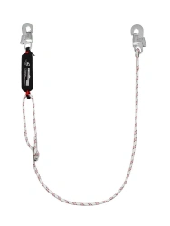 Adjustable Rope Lanyard with Shock Absorber "aB11p", Art. vnt aB11p