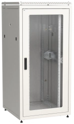 Glass Front Door Metal Floor 19" Cabinet LN35-33U88-GM ITK LINEA N 800x800mm