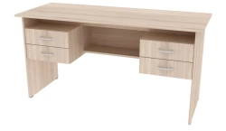 Writing Desk with Suspended Cabinets (4 Drawers) 1500x600x750mm 405.310