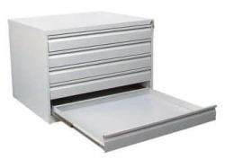 Metal Filing Cabinet Practice D-02 - Secure Lock, A0 Format