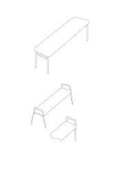Soft and Semi-Soft Seating Benches EL-106.09.00-01 to EL-106.09.00-06