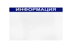 Informational Display Stand with PVC Board for Brochures and Flyers