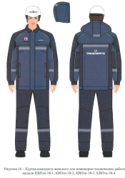 Women's Protective Clothing Set for High Temperature Work - Jacket and Bib Overall