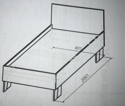 Eco-Friendly Wooden Bed for Adults