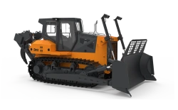 Versatile Bulldozer for Construction and Earthworks with YAMZ Engines D15B