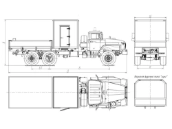 Heavy-Duty Truck Model 5777CP without Crane on Ural Chassis 4320-72, 4320-74