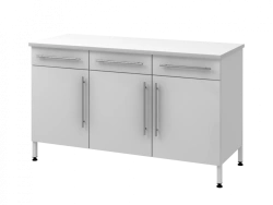 Wall-Mounted Table with Metal Support Pedestal 1500 PTYAL