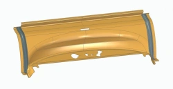 Middle Door Drive Panel for Liaz 529267 - Part No. 529267-5702423-72