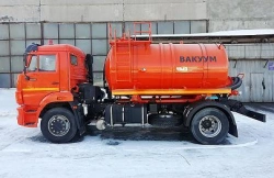 Vacuum Tank Truck for Waste Cleaning (AV) 7074K4-50 on KamAZ 43253-G5