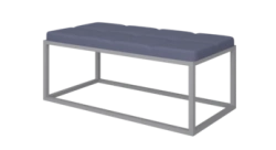 Agat Bench 01.07.08 - Durable Metal Frame Seating