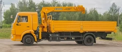 Cargo Truck with Crane (Inman IM150N, IM320) Model 336995 on KAMAZ-4308-G5 Chassis