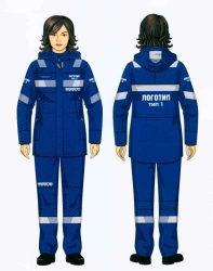 Women's Protective Suit (Jacket, Overalls) Gazprom Neft Style