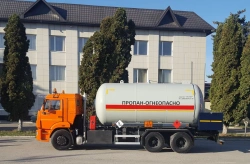 Liquefied Hydrocarbon Gas Transport and Storage Tank, Type 751820 on KAMAZ 65115 Chassis