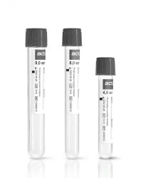 Acti-Fine® Vacuum Blood Collection Tubes with Sodium Fluoride and Heparin, 13x75 mm, 1.5 ml