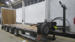 Three-Axle Platform Trailer ZP-333 for Heavy Cargo Transport