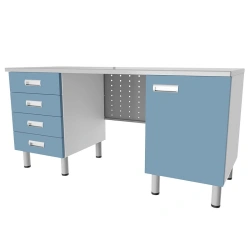 Laboratory Table SL-05-MSK (SL-05-116) with Cabinets