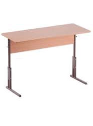 Classic Two-Person Student Desk with Adjustable Parameters, Type 2