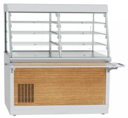 High-Temperature Refrigerated Display Counter with Neutral Cabinet PВВ(Н)-70Х-С-03-НШ