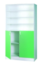 Medical Cabinet with Two Sections and Two Doors MKP 013 "Aibolit