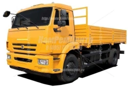 Diesel Truck with Platform Body 67062C for Cargo Transport