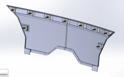 Fiberglass Exterior and Interior Cladding for Trams - 71-411.10.21.550