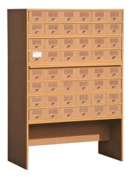 Custom Wooden Catalog Storage Cabinet