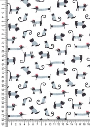 Mixed Knit Fabric (95% Cotton, 5% PU) Elastic Weave 1+1