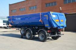 Tonar 952371 Dump Semi-Trailer for Heavy Construction Loads