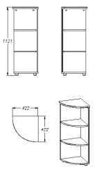 Storage Rack Series 451.112 for Organizing Documents and Supplies