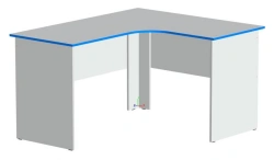 Ergonomic Corner Teacher Desk, LDP Material