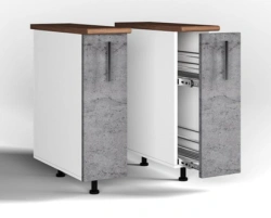 Kitchen Base Cabinet with Bottle Holder